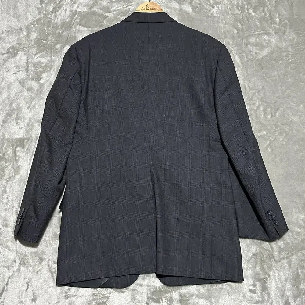 Vintage Brooks Brothers Blazer Mens 41R Blue Sport Coat Wool‎ Glen Plaid 80s EUC